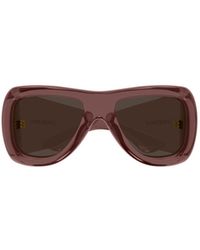 Saint Laurent - Howl Rectangle-Frame Sunglasses - Lyst