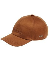 ZEGNA - Logo Detailed Baseball Cap - Lyst