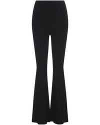 Stella McCartney - Ribbed Knit Flared Leggings - Lyst