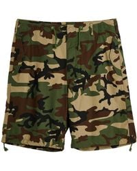 Stussy - Camouflage Shorts - Lyst