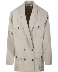 Isabel Marant - Isabel Marant Étoile Nevala Double-Breasted Blazer - Lyst