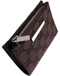 Gucci - Small Wallet With Plaque - Lyst