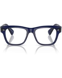 Oliver Peoples - Geometrically Framed Flat Mirror - Lyst