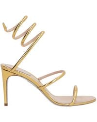 Rene Caovilla - Open-Toe High-Heeled Sandals - Lyst