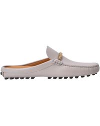 Tod's - Logo Engraved Slip-On Sandals - Lyst