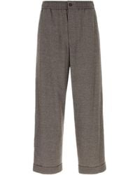 Giorgio Armani - Elastic-Waist Cuffed Pants - Lyst