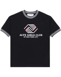 1017 ALYX 9SM - T-Shirt With Round Neck And Short Sleeves - Lyst