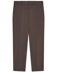 Emporio Armani - Creased-Front Trousers - Lyst