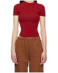 Skims - Crew Neck Short-Sleeved T-Shirt - Lyst