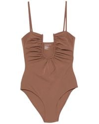 Christopher Esber - Arced Ruched Swimsuit - Lyst