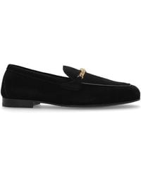 Versace - Chain-Detailed Loafers - Lyst