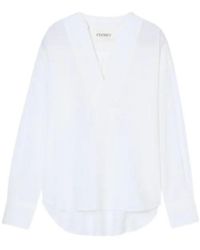 Closed - V-Neck Shirt - Lyst