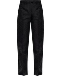 Etro - Paisley Jacquard Straight-Leg Tailored Trousers - Lyst