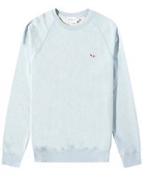 Maison Kitsuné - Maison Kitsuné Fox Embroidered Crewneck Sweatshirt - Lyst
