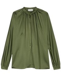 Lanvin - Flared Blouse - Lyst