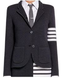 Thom Browne - 4-Bar Merino Jacket - Lyst