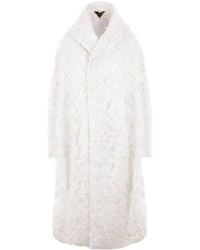 Comme des Garçons - Comme Des Garçons Distressed-Effect Mid-Length Coat - Lyst