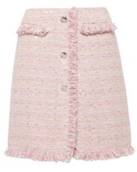 Giambattista Valli - High-Rise Tweed Miniskirt - Lyst