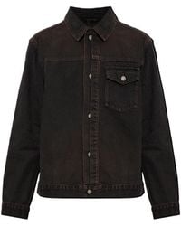 AllSaints - Vintage Faded Denim Jacket - Lyst