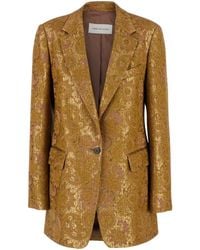 Dries Van Noten - Long-Sleeve Blazer - Lyst