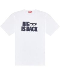 DIESEL - T-Boxt-Back Cotton T-Shirt - Lyst