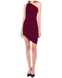 Norma Kamali - Diana Draped Mini Dress - Lyst