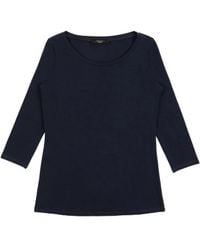 Weekend by Maxmara - Round Collar And Long-Sleeved T-Shirt - Lyst