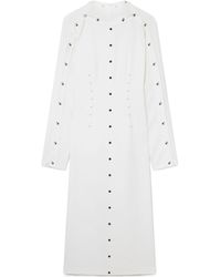 Stella McCartney - Long-Sleeved Rivet Mid-Length Dress - Lyst
