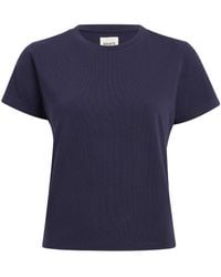 KHAITE - Short-Sleeve Crew-Neck T-Shirt - Lyst