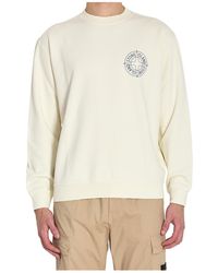 Stone Island - Long-Sleeved Crew Neck Sweatshirt - Lyst