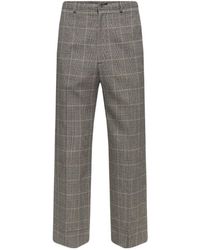 Gucci - Logo-Patch Tailored Trousers - Lyst