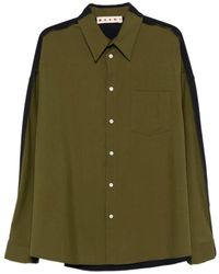 Marni - Pocket Colour-Block Shirt - Lyst