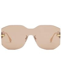 Fendi - Eyewear Square Frame Sunglasses - Lyst