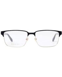 Gucci - Eyewear Rectangle Frame Glasses - Lyst