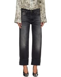 R13 - Cuffed Bf Jeans - Lyst