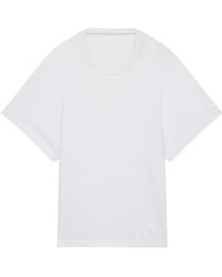 IRO - Edjy Open Back Short-Sleeved T-Shirt - Lyst