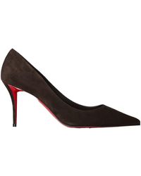 Christian Louboutin - Pointed Toe Lacquered Sole Stiletto Court Shoes - Lyst