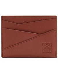 Loewe - Puzzle Leather Cardholder - Lyst