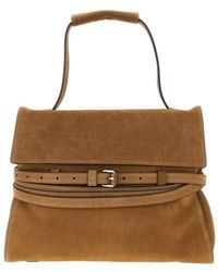 Moschino - Tie Me Logo Debossed Tote Bag - Lyst