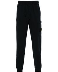 Stone Island - Logo Patch Drawstring Trousers - Lyst