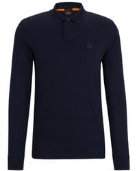 BOSS - Boss Logo Embroidered Polo Shirt - Lyst