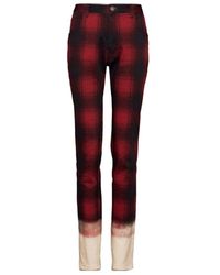 Maison Margiela - Pendleton Checked Skinny Pants - Lyst
