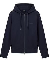 ARMANI EXCHANGE - Logo-Printed Zipped Hoodie - Lyst