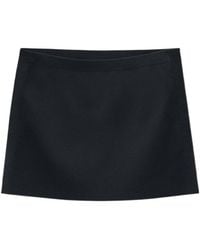 Alexander Wang - Knit Logo Mini Skirt - Lyst