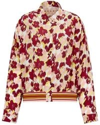 Marni - Floral Printed Long-Sleeved Shirt - Lyst