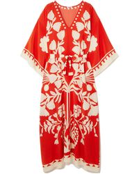 Eres - Printed Silk Dress - Lyst