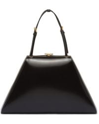 Prada - Medium Brushed Leather Handbag - Lyst