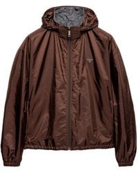Prada - Reversible Hooded Re-Nylon Jacket - Lyst