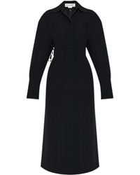 Victoria Beckham - Long Sleeve Maxi Dress - Lyst