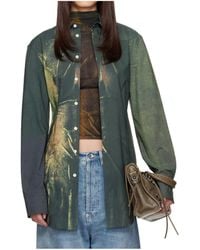 Jean Paul Gaultier - The Acid Water Printed Buttoned Shirt - Lyst
